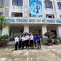 Tặng 2000 Cuốn Tập Đến Học Sinh Trường THCS Phước Vĩnh An, Huyện Củ Chi.