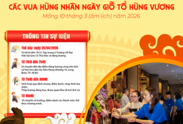 THÔNG BÁO TỔ CHỨC LỄ DÂNG HƯƠNG TƯỞNG NIỆM CÁC VUA HÙNG NHÂN NGÀY GIỖ TỔ HÙNG VƯƠNG