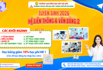 TUYỂN SINH 2026 HỆ LIÊN THÔNG VÀ VĂN BẰNG 2