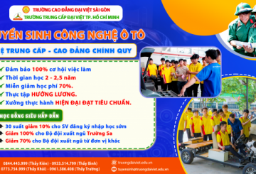 TUYỂN SINH NGÀNH CÔNG NGHỆ Ô TÔ 2026 – KIẾN TẠO TƯƠNG LAI TỪ ĐAM MÊ KỸ THUẬT