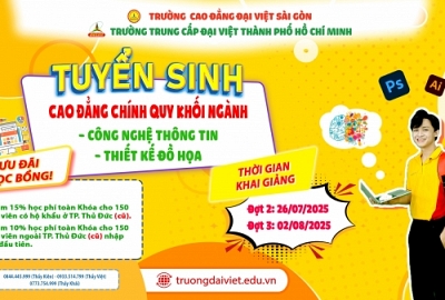 TƯƠNG LAI CÔNG NGHỆ & SÁNG TẠO GỌI TÊN BẠN! KHÁM PHÁ NGÀNH CÔNG NGHỆ THÔNG TIN & THIẾT KẾ ĐỒ HỌA TẠI TRƯỜNG CAO ĐẲNG ĐẠI VIỆT SÀI GÒN!