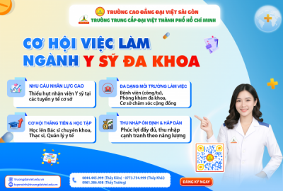 CƠ HỘI VIỆC LÀM NGÀNH Y SĨ ĐA KHOA 2026: NGÀNH NGHỀ ỔN ĐỊNH, NHU CẦU CAO VÀ TRIỂN VỌNG PHÁT TRIỂN LÂU DÀI