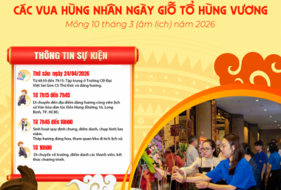 THÔNG BÁO TỔ CHỨC LỄ DÂNG HƯƠNG TƯỞNG NIỆM CÁC VUA HÙNG NHÂN NGÀY GIỖ TỔ HÙNG VƯƠNG
