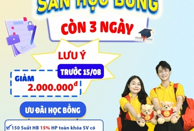 CHƯƠNG TRÌNH HỌC BỔNG TUYỂN SINH NĂM 2025
