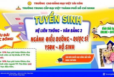 Tuyển Sinh Liên Thông & Văn Bằng 2 Khối Ngành Chăm Sóc Sức Khỏe 2025
