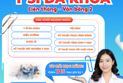 KHAI GIẢNG 25/04/2026 – TUYỂN SINH NGÀNH Y SỸ ĐA KHOA 2026 HỆ LIÊN THÔNG & VĂN BẰNG 2 TẠI CƠ SỞ THỦ ĐỨC