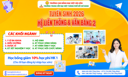 TUYỂN SINH 2026 HỆ LIÊN THÔNG VÀ VĂN BẰNG 2