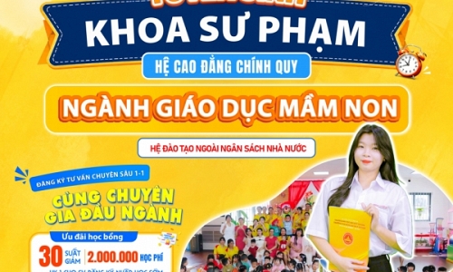 ĐĂNG KÝ TƯ VẤN CHUYÊN SÂU 1-1 CÙNG CHUYÊN GIA KHOA SƯ PHẠM – KHỞI ĐẦU ĐÚNG HƯỚNG CHO HÀNH TRÌNH TRỞ THÀNH GIÁO VIÊN MẦM NON
