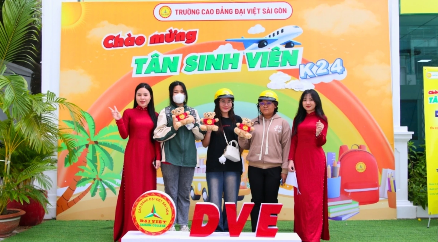 Chào Tân Sinh Viên K24 Nhập Học Đợt 1 – Khởi Đầu Hành Trình Mới Tại Trường Cao Đẳng Đại Việt Sài Gòn | Trường Trung Cấp Đại Việt Tp. Hồ Chí Minh