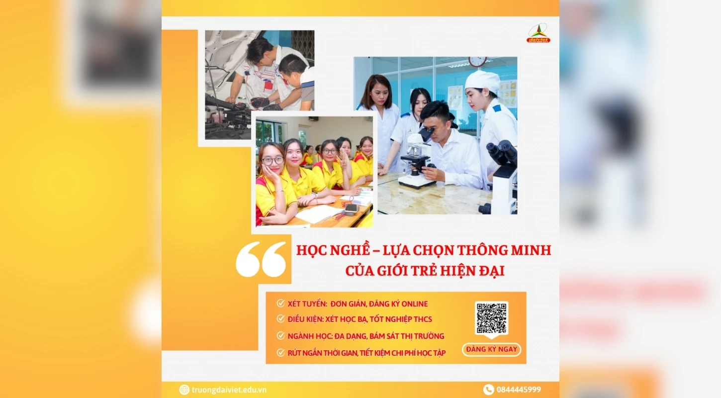 Học Nghề - Xu Hướng Lựa Chọn Thông Minh Của Giới Trẻ Hiện Đại | Trường Trung Cấp Đại Việt Tp. Hồ Chí Minh