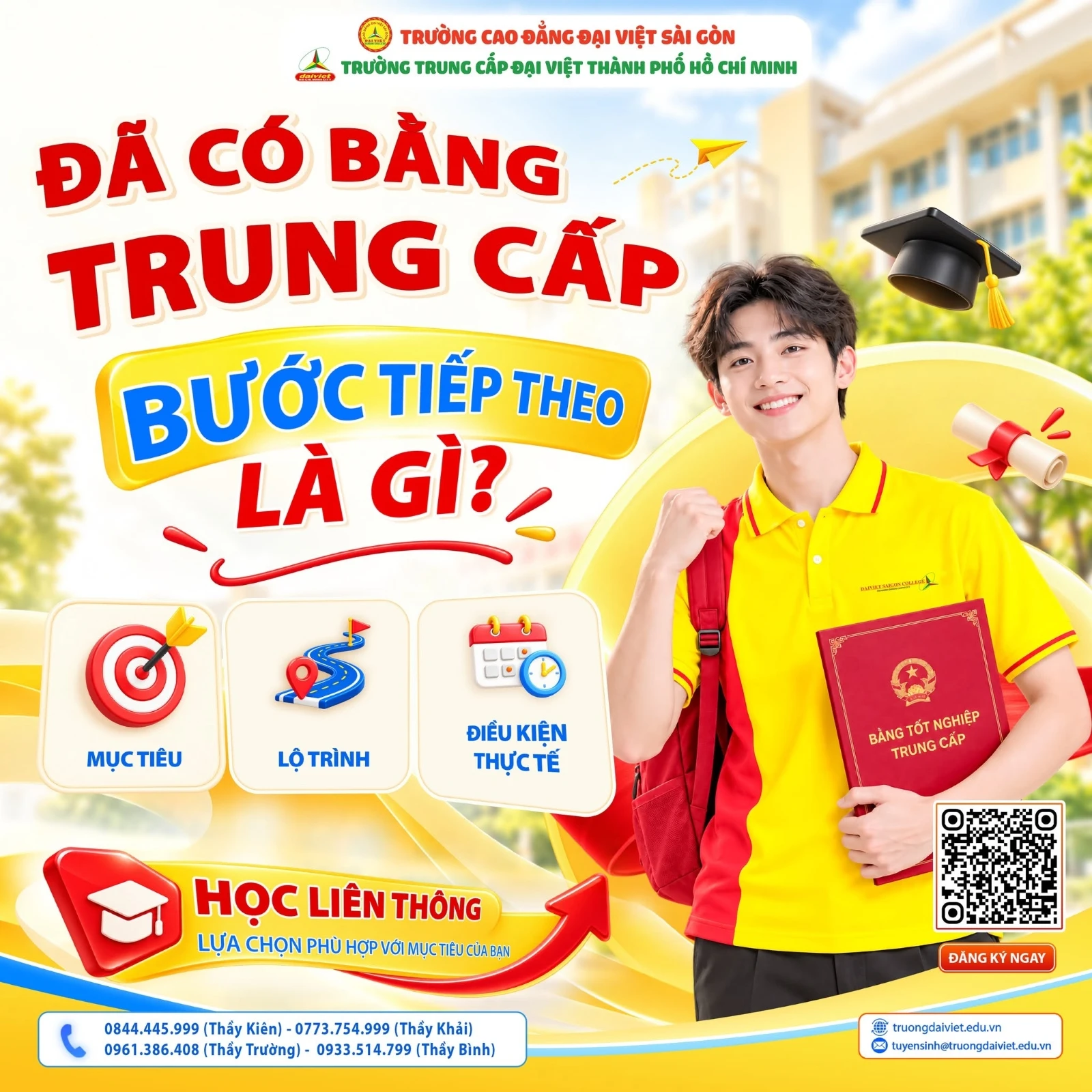 ĐÃ CÓ BẰNG TRUNG CẤP, VẬY BƯỚC TIẾP THEO NÊN LÀM GÌ?