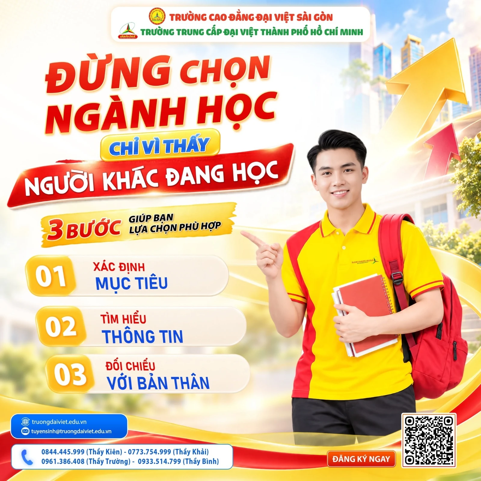 ĐỪNG ĐĂNG KÝ MỘT CHƯƠNG TRÌNH HỌC CHỈ VÌ THẤY NGƯỜI KHÁC ĐANG HỌC