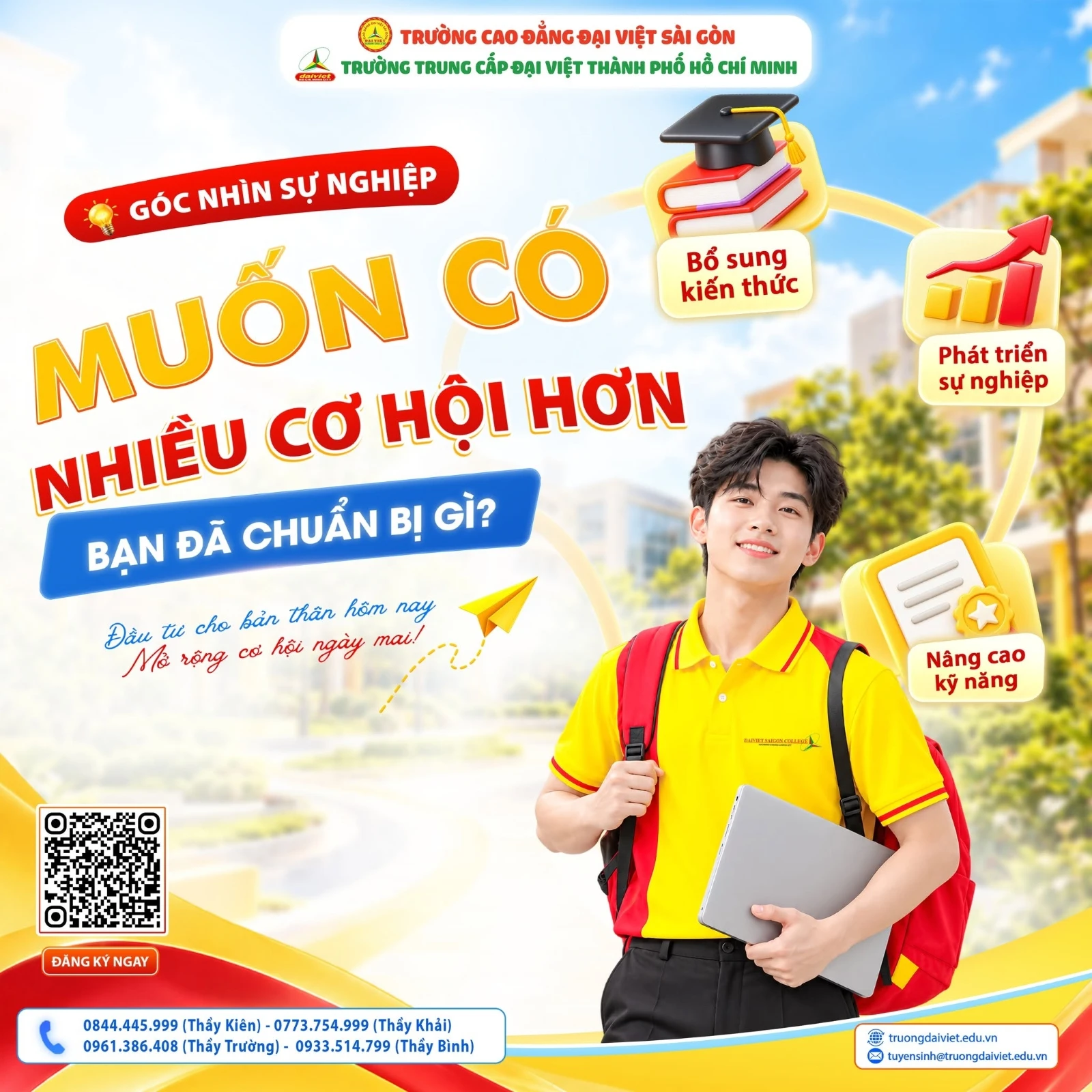 [GÓC NHÌN SỰ NGHIỆP] MUỐN CÓ NHIỀU CƠ HỘI HƠN, BẠN ĐÃ CHUẨN BỊ GÌ?