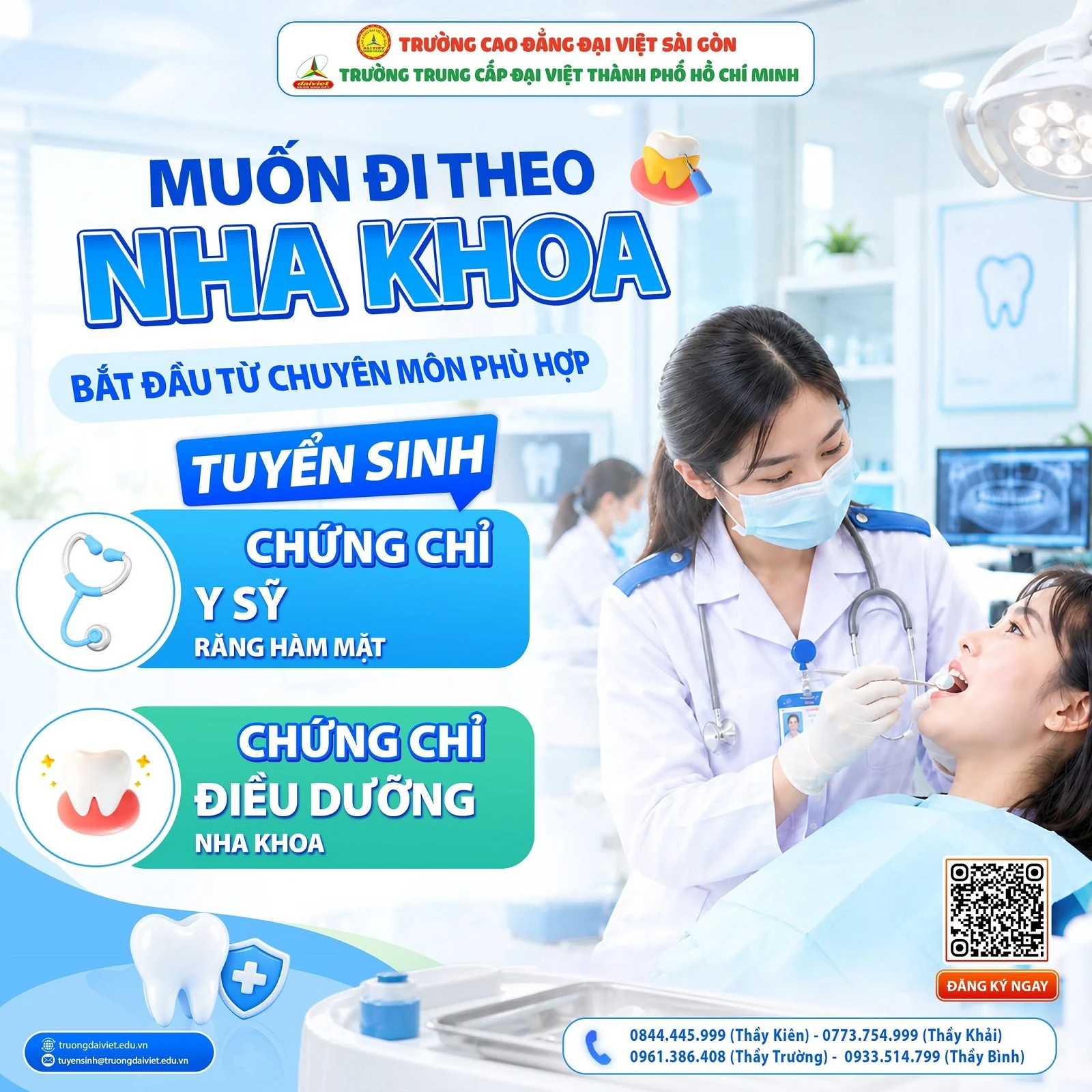 MUỐN BƯỚC VÀO LĨNH VỰC NHA KHOA? BẠN CÓ THỂ BẮT ĐẦU TỪ MỘT CHUYÊN MÔN PHÙ HỢP