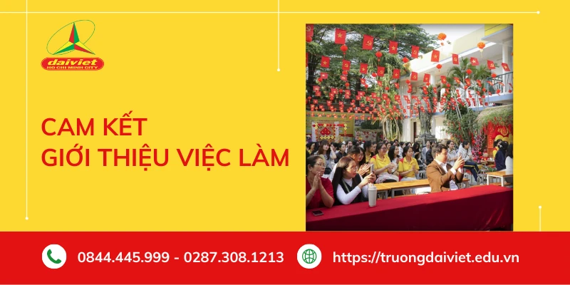 Cam kết 100% việc làm sau tốt nghiệp – Bảo đảm tương lai nghề nghiệp vững chắc