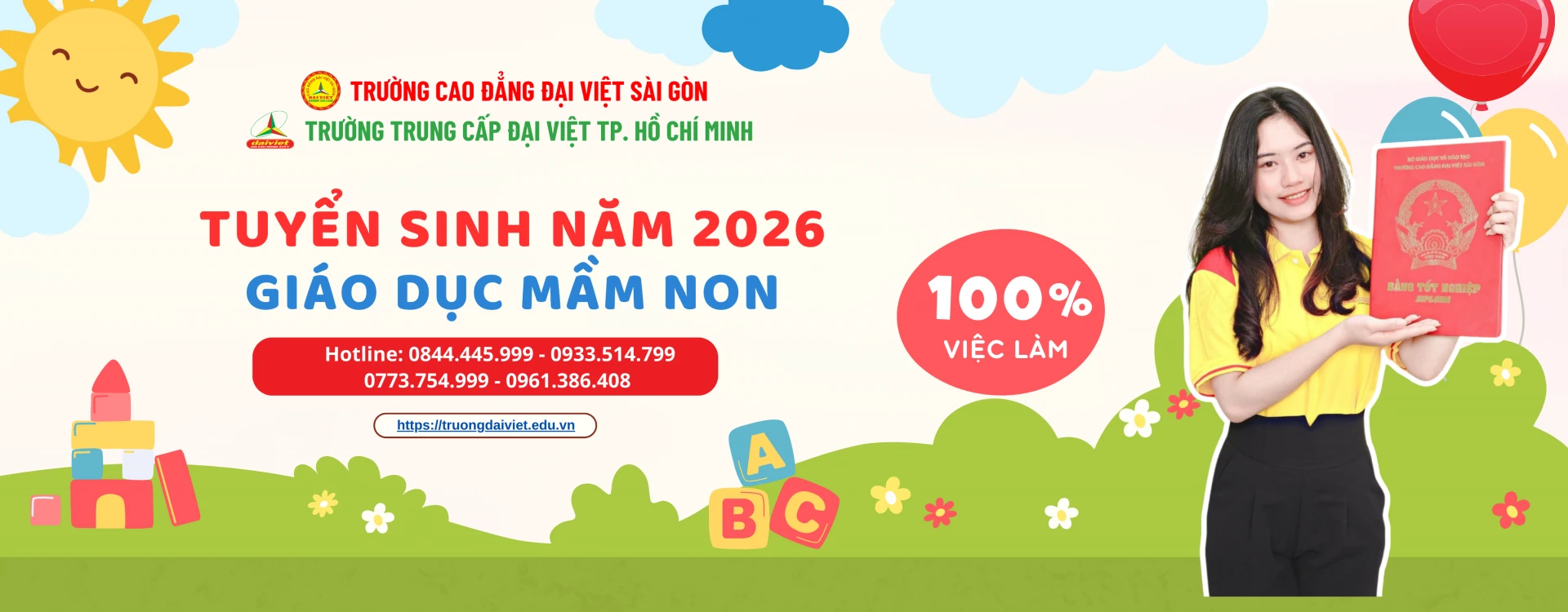 Cơ hội nghề nghiệp sinh viên Khoa Sư Phạm