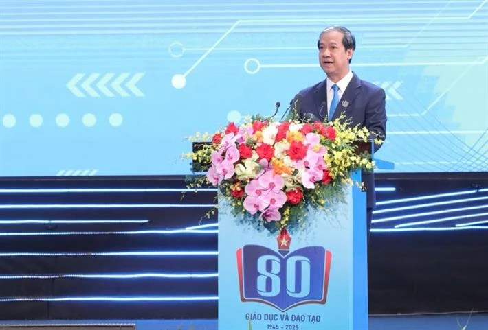 Toàn văn diễn văn Bộ trưởng GD&ĐT tại Lễ kỷ niệm 80 năm ngành Giáo dục và Khai giảng năm học 2025-2026