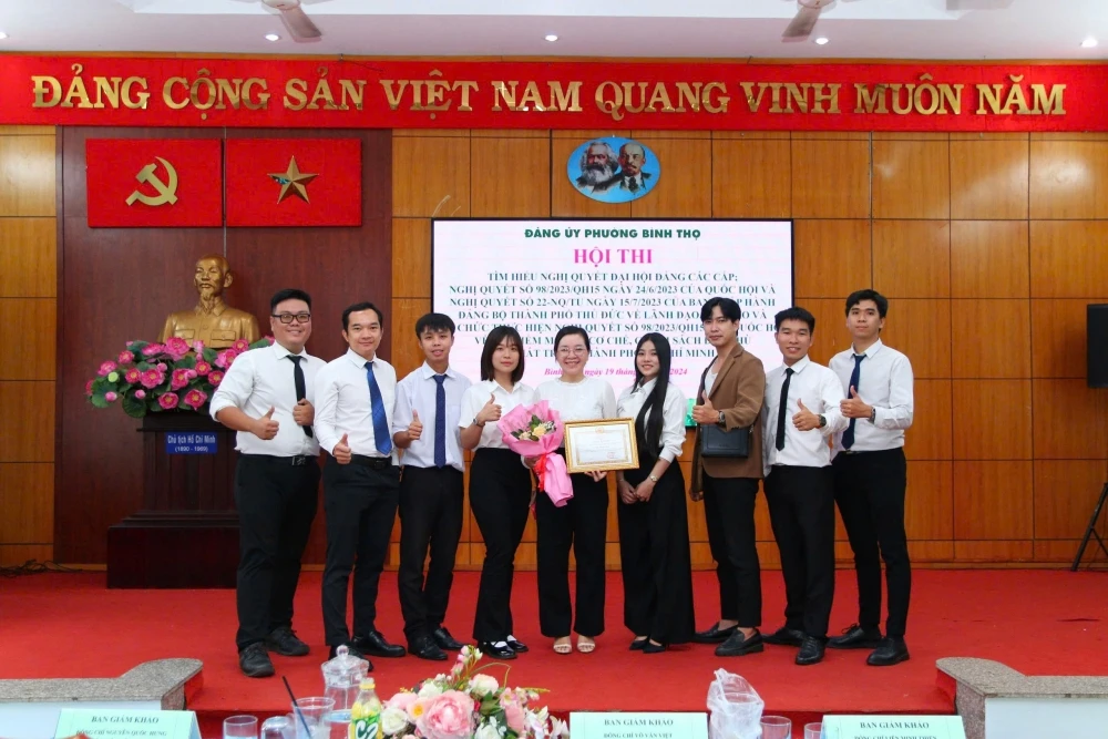 Trường Trung cấp Đại Việt TP.HCM đạt giải Khuyến khích Hội thi tìm hiểu Nghị quyết Đại hội Đảng 2024